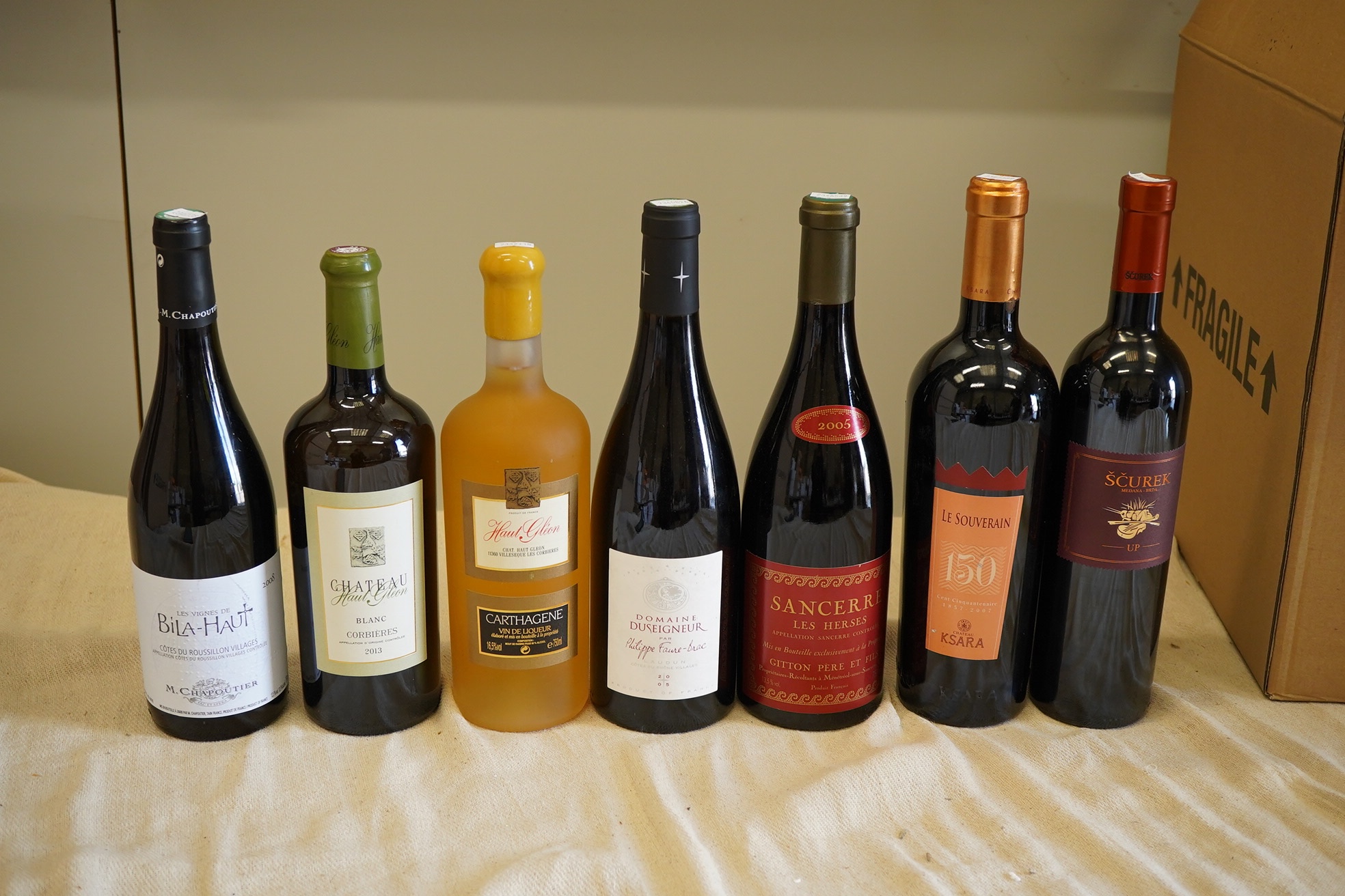 A mixed parcel of wine